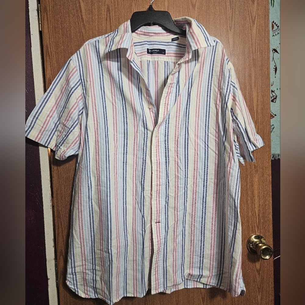 Cremieux Multicolor Striped Button Down Shirt